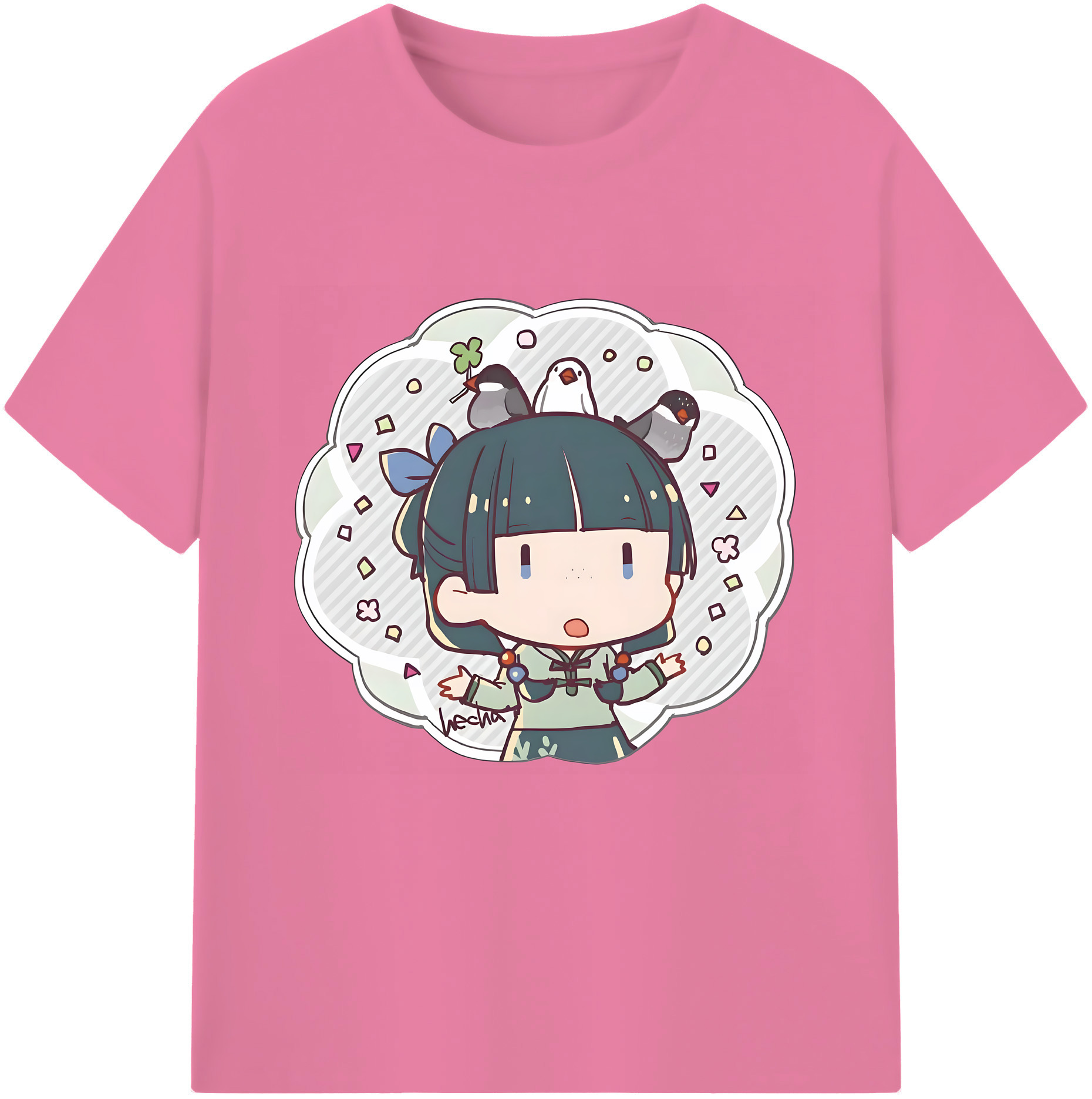（画像用） 薬屋のひとりごと The Apothecary Diaries 綿100％半袖Tシャツ（フロントプリント）